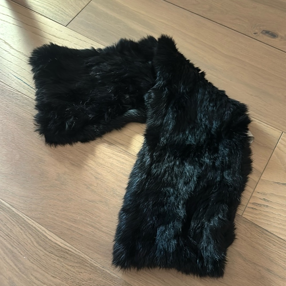 Black rabbit for infinity scarf